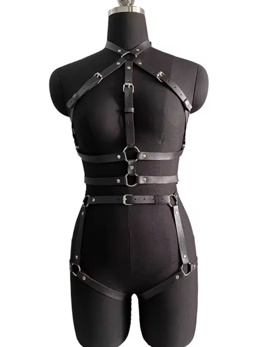 Body Women PU Leather Belt Lingerie Harness